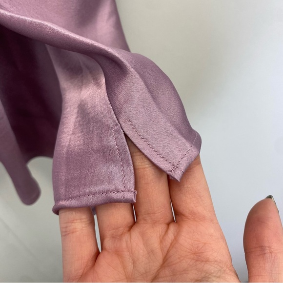 Victoria Secret Light Purple Tank Slip Dress with Jewel Rose Gold Chain Straps - Picture 3 of 9